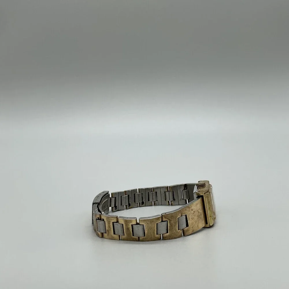 Vintage Seiko Womens Watch 16mm 1104-3409 Gold Silver Two Tone Manual 6.25